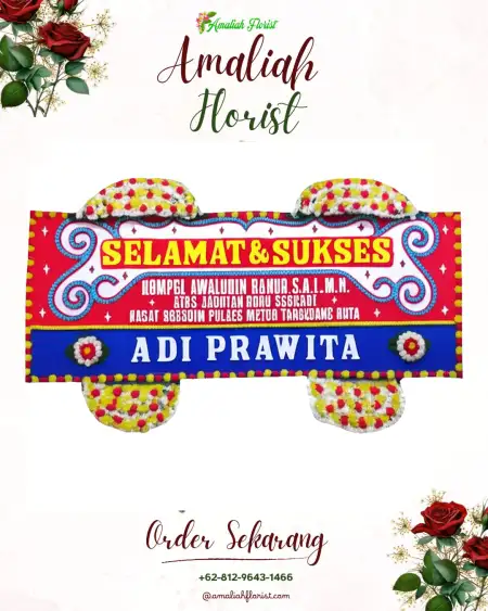 Papan Bunga Ucapan Selamat Sungaiambang